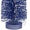 12" Blue Glitter Sisal Christmas Tree Tabletop Décor